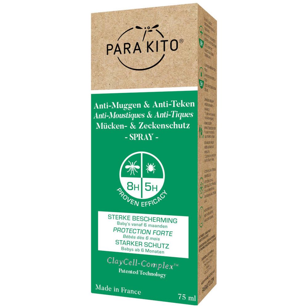 Para'Kito® Anti-Moustiques 8h & Anti-Tiques 5h