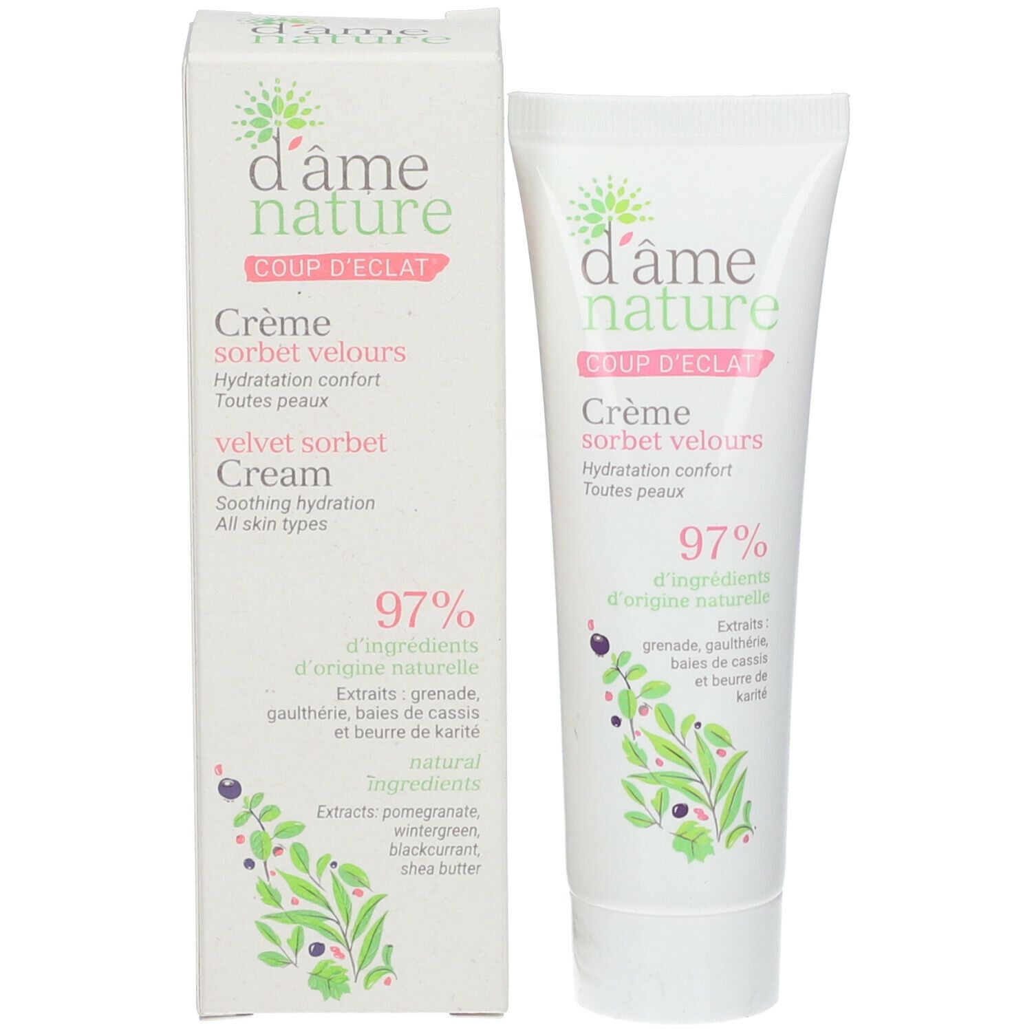 D'ame Nature Fluwelen Sorbetcrème