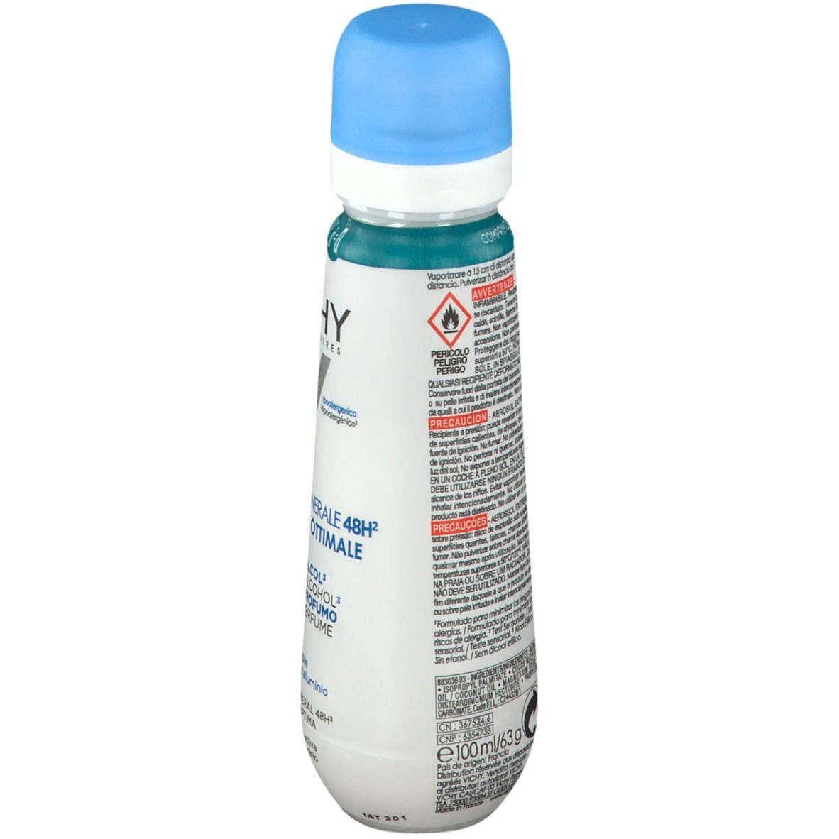Vichy Minerale Deodorant Optimale Tolerantie 48u
