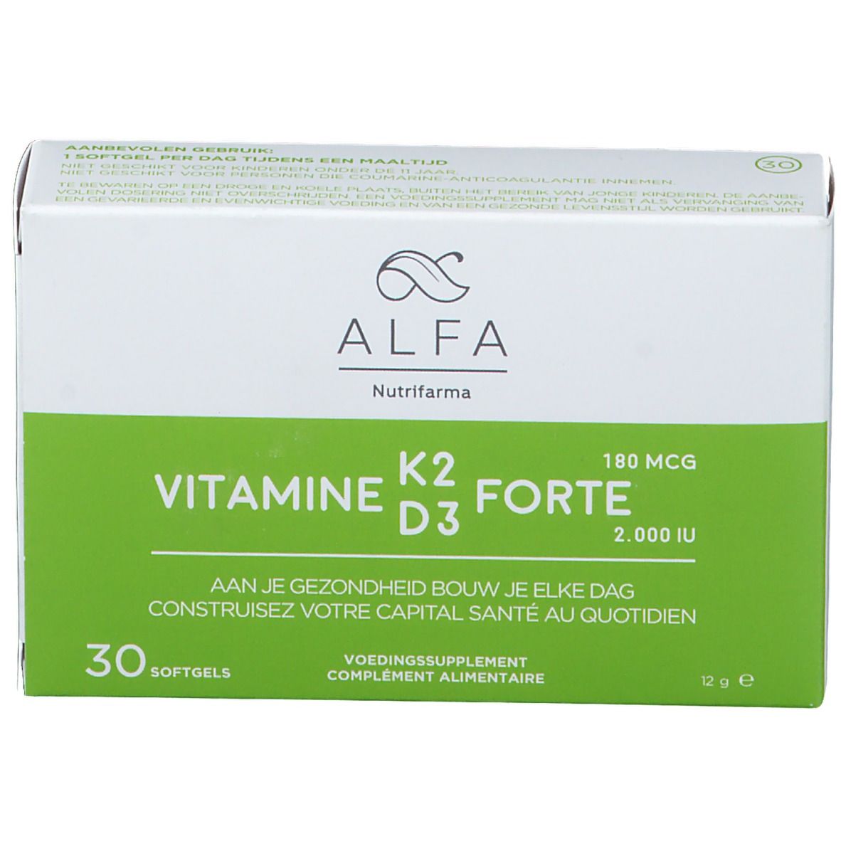 Alfa Vitamine K2 - D3 Forte