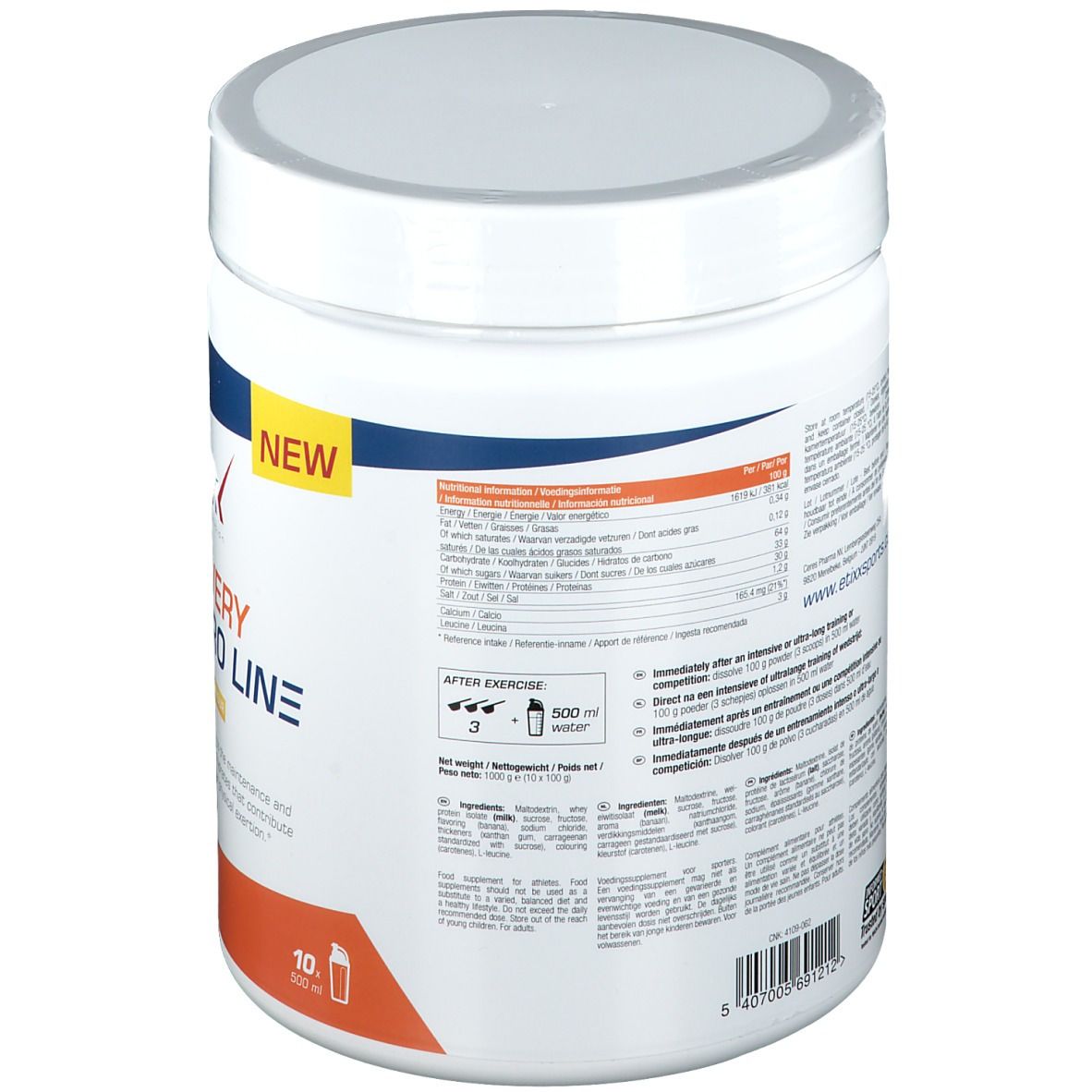 Etixx Recovery Shake Pro Line Banane