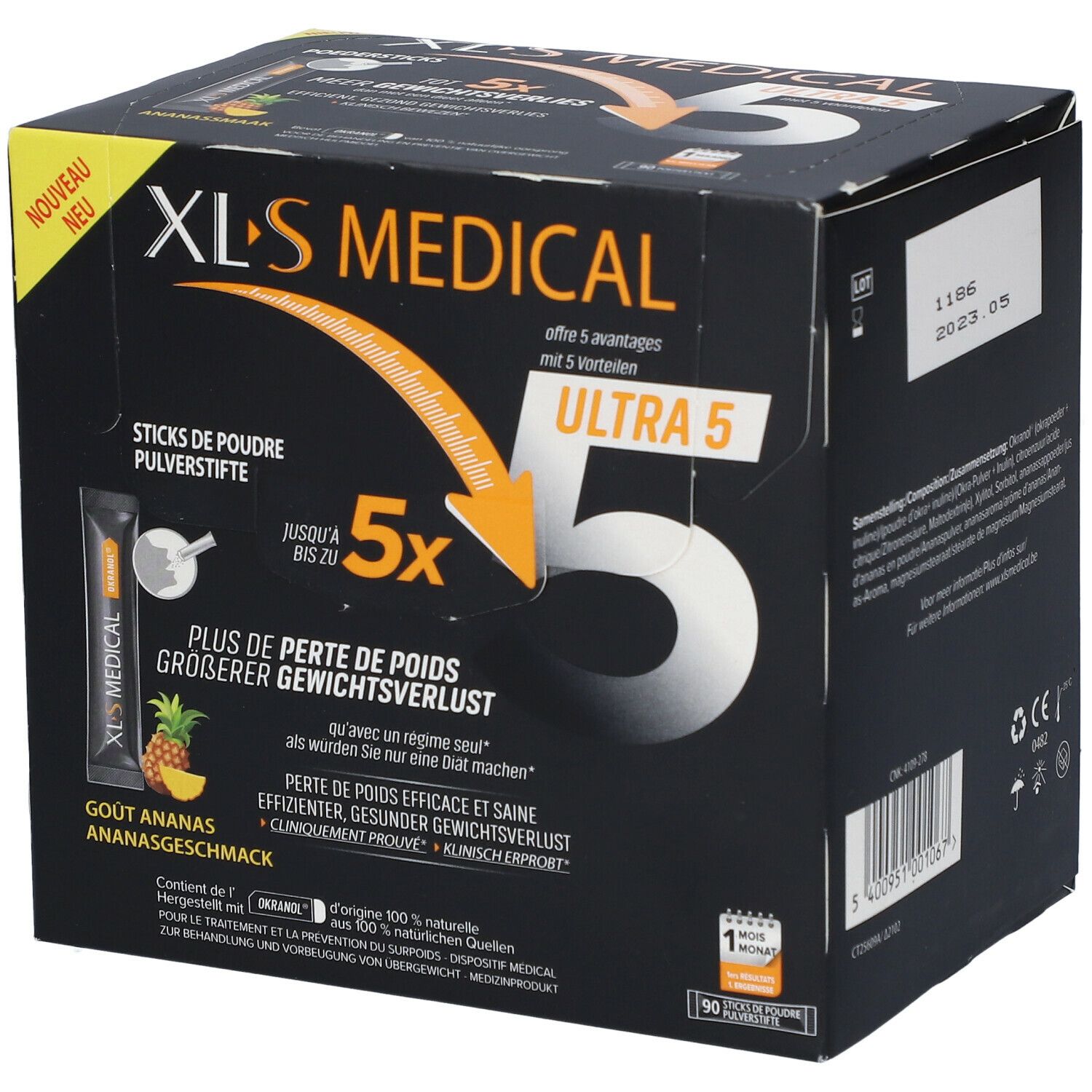 XL-S Medical Ultra 5 - Helpt Gezond Af te Vallen, Vermageren, Gewicht Verliezen