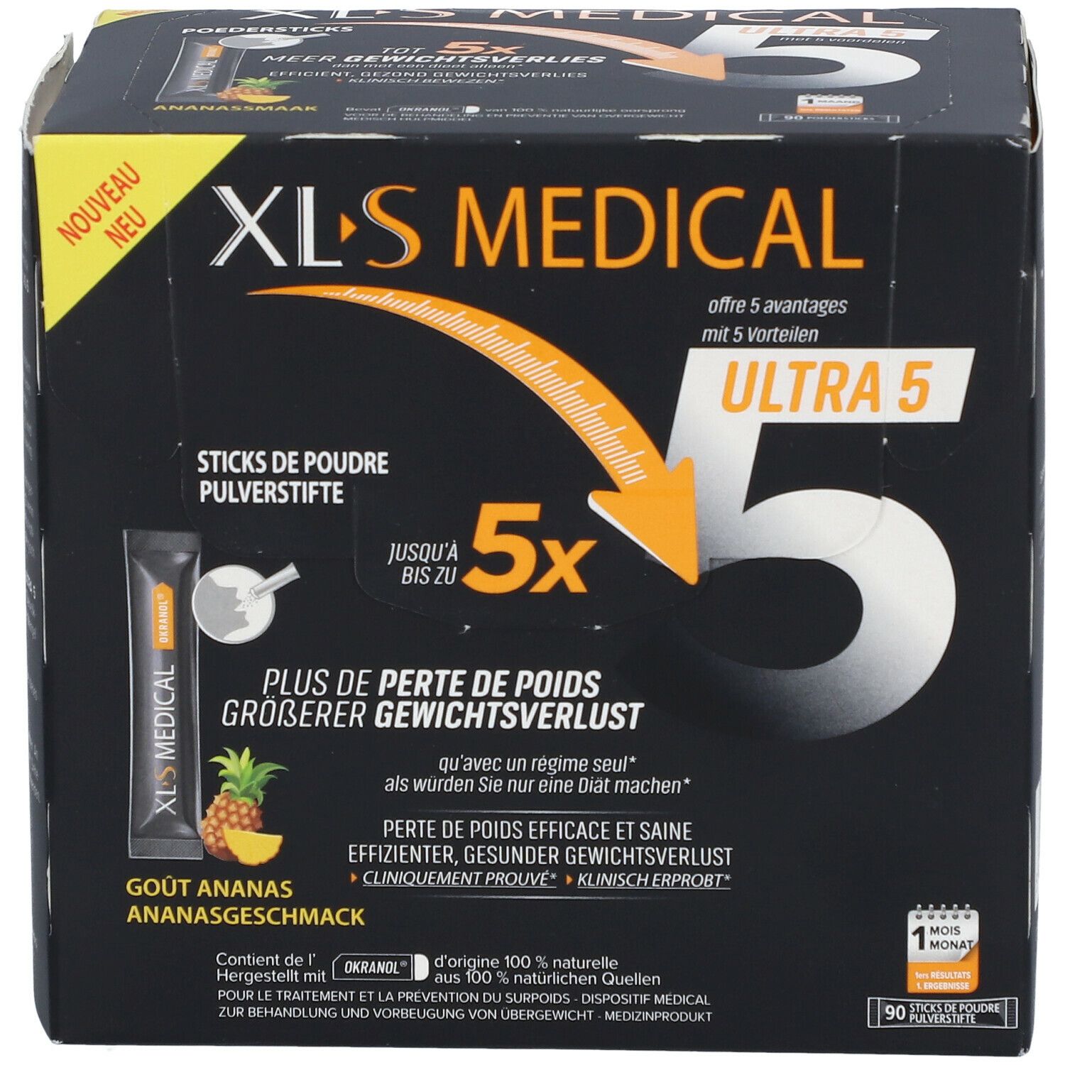 XL-S Medical Ultra 5 - Helpt Gezond Af te Vallen, Vermageren, Gewicht Verliezen