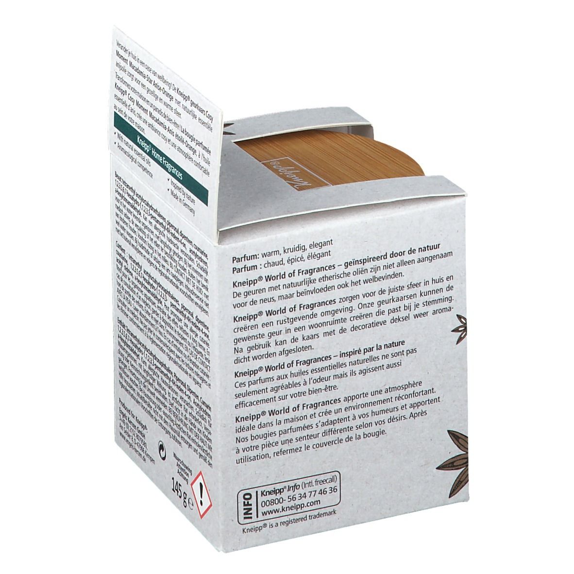 Kneipp Geurkaars Macadamia-Star Anise