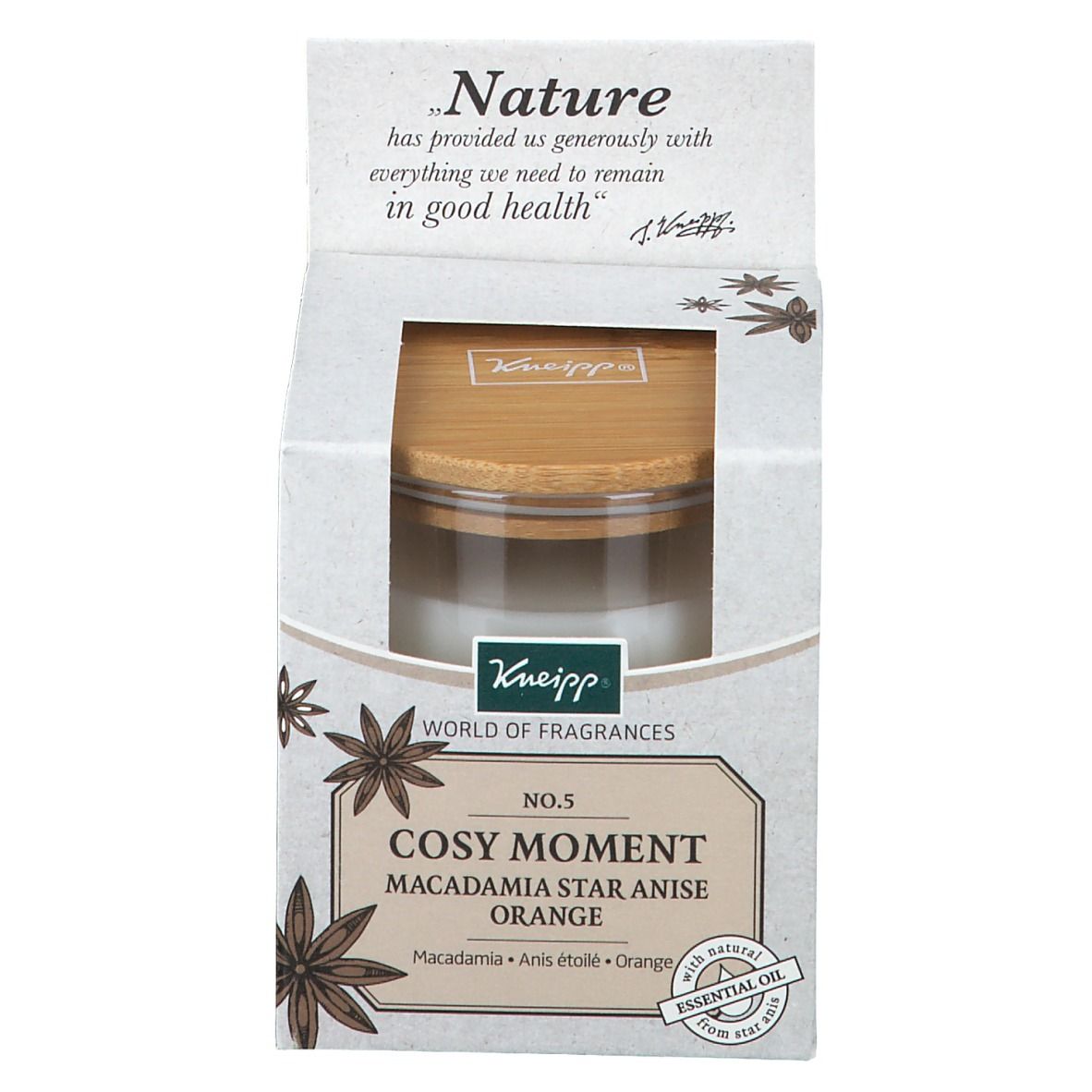 Kneipp Geurkaars Macadamia-Star Anise