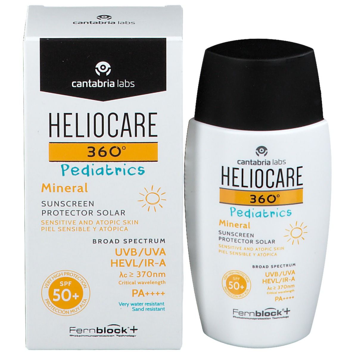 Heliocare 360° Pediatrics Mineral SPF50+ - Minerale Zonnecrème Kids