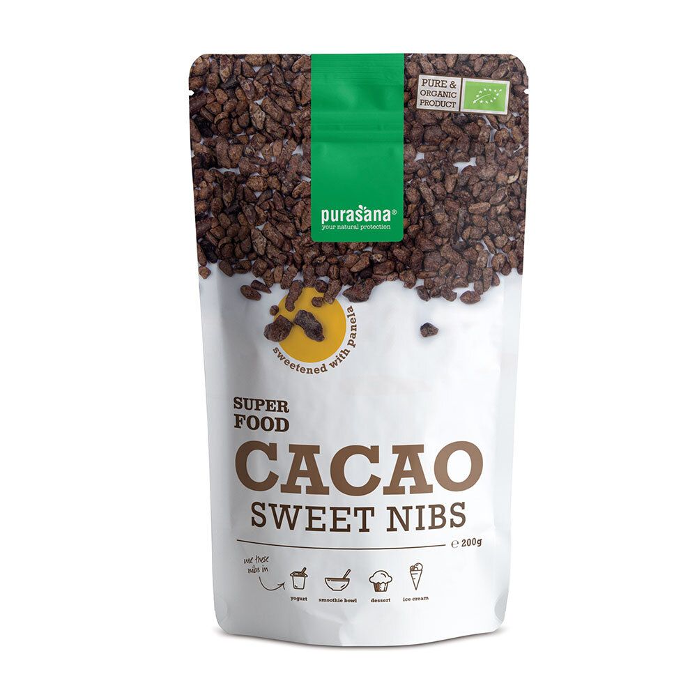 Purasana® Cacao Kernen Gezoet