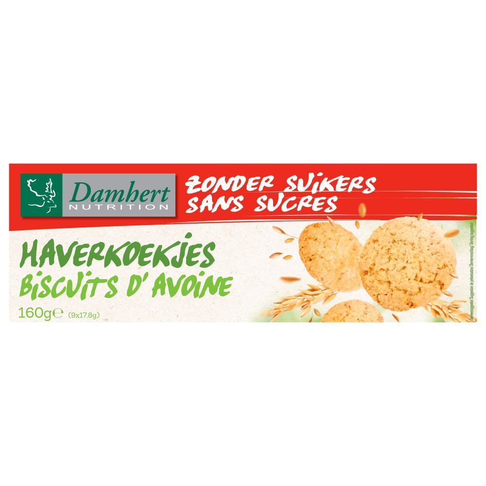 Damhert Haverkoekjes zonder Suikers