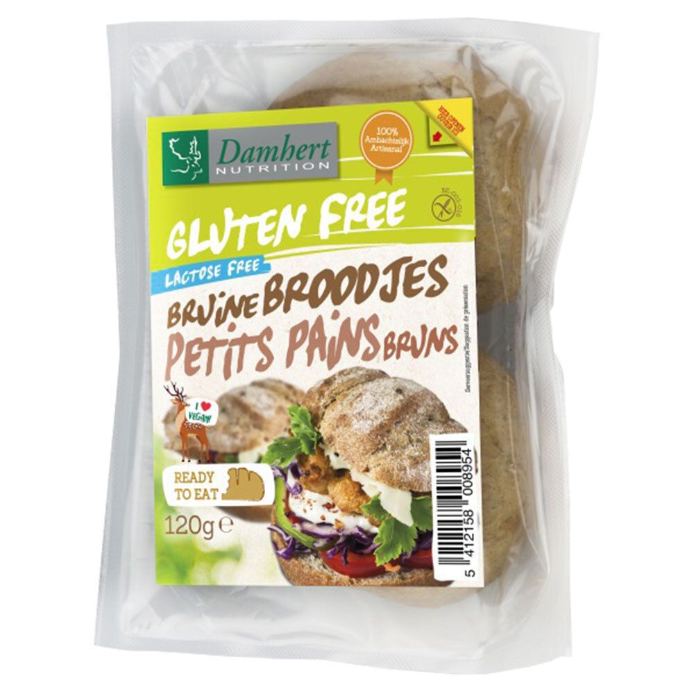 Damhert Gluten Free Bruine Broodjes