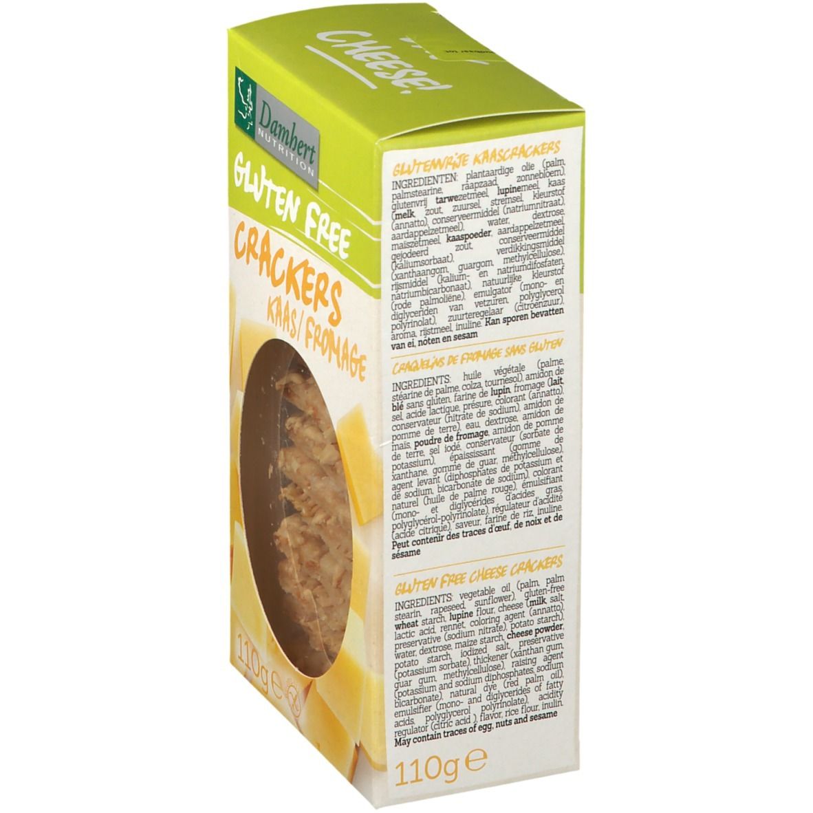 Damhert Gluten Free Kaascrackers