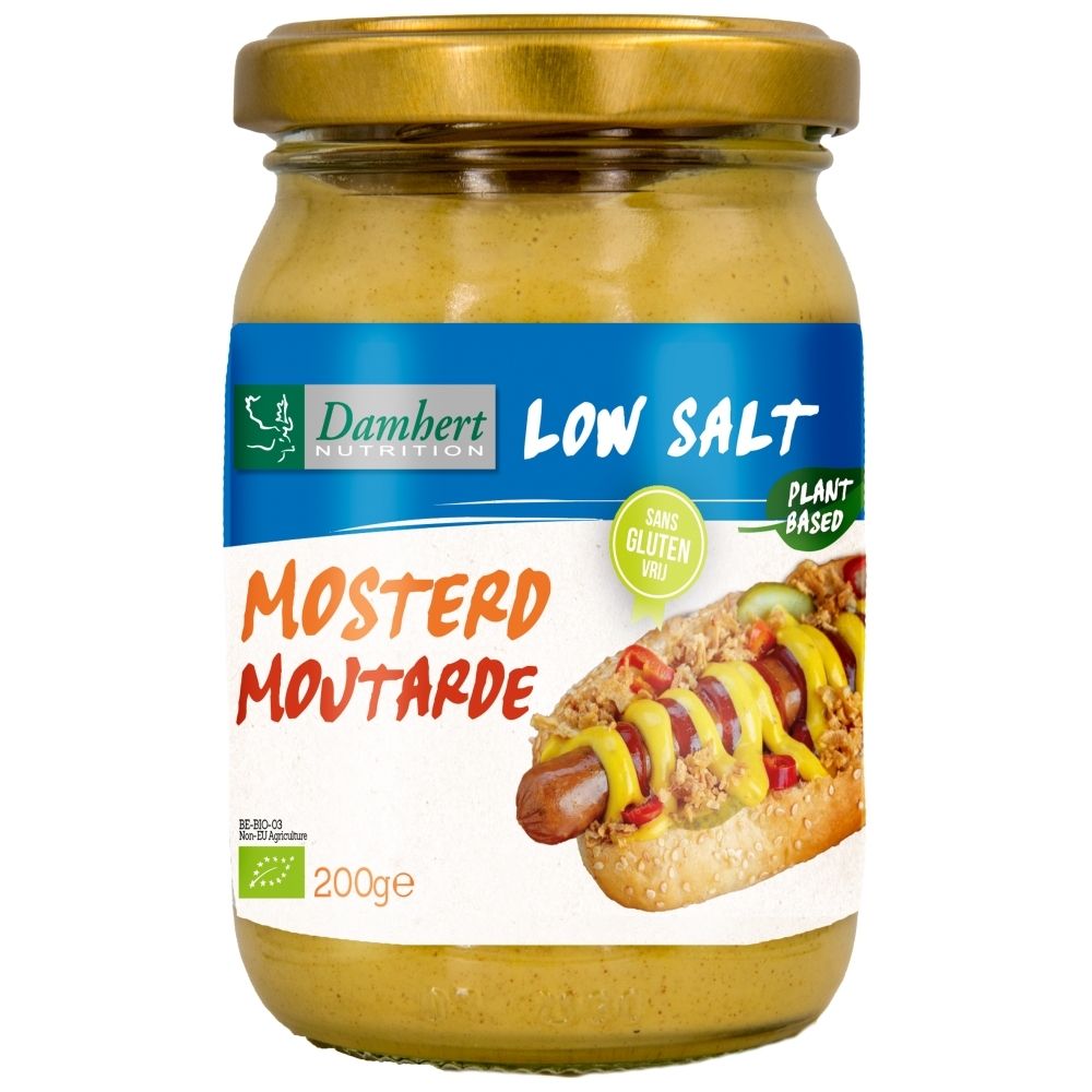 Moutarde en pot avec hot-dog, 200g.