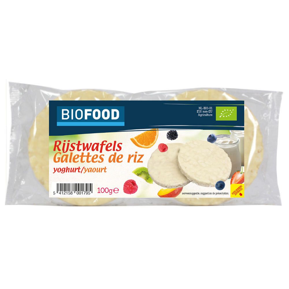 Biofood Rijstwafels Yoghurt Bio