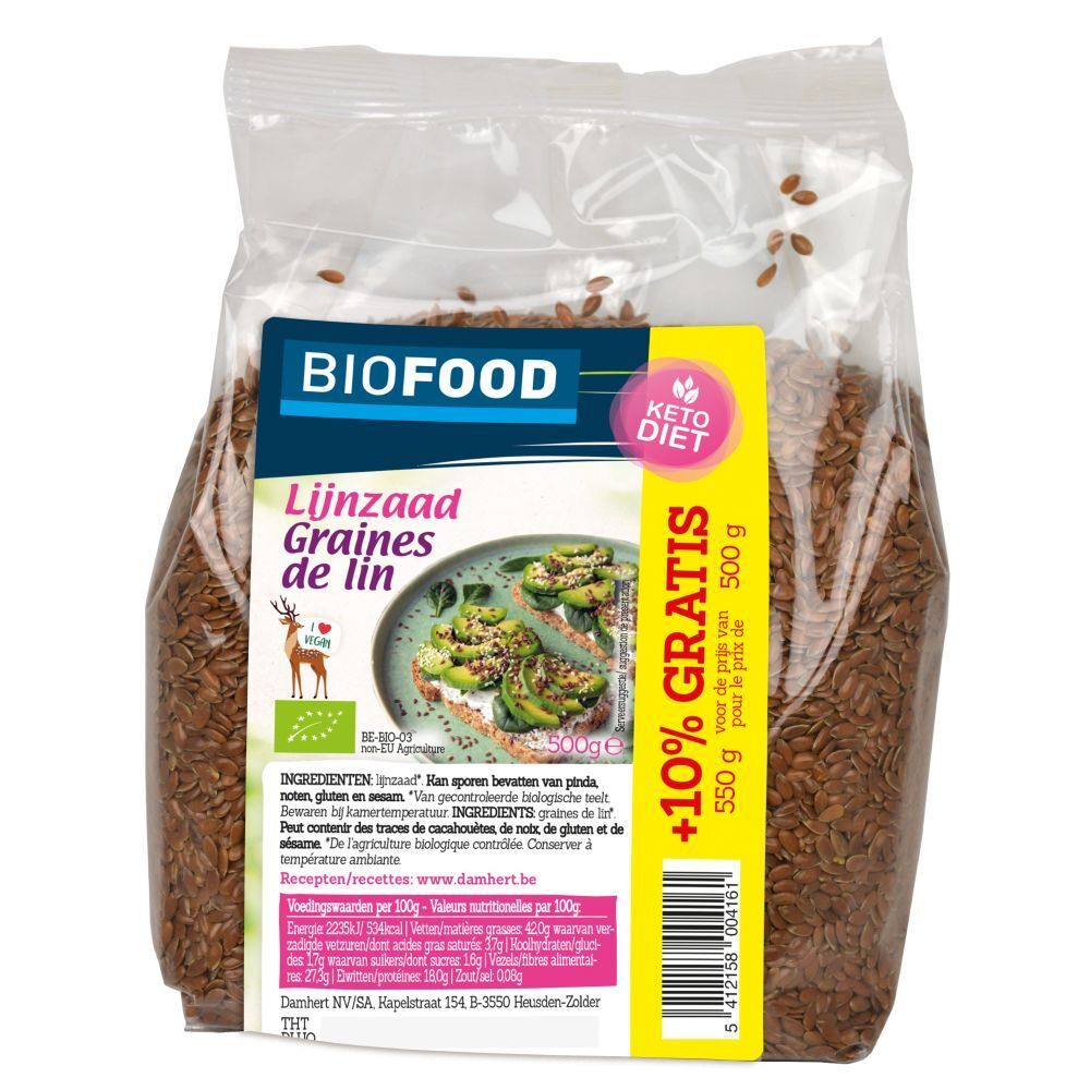 Biofood Lijnzaad BIO