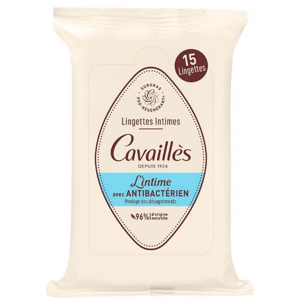 Rogé Cavaillès Lingettes intimes antibactériennes au thym antibactérien