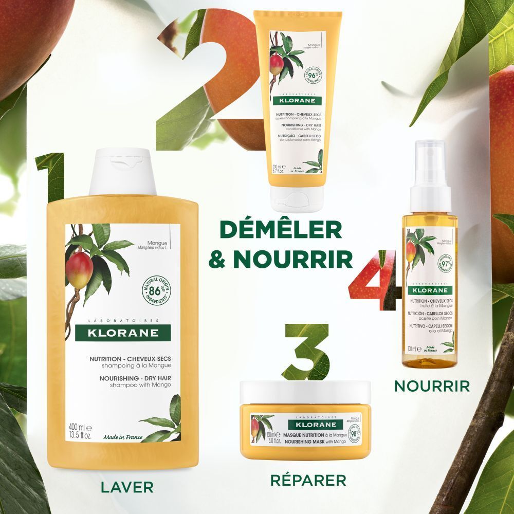 Klorane Nutrition Après-Shampooing à la Mangue