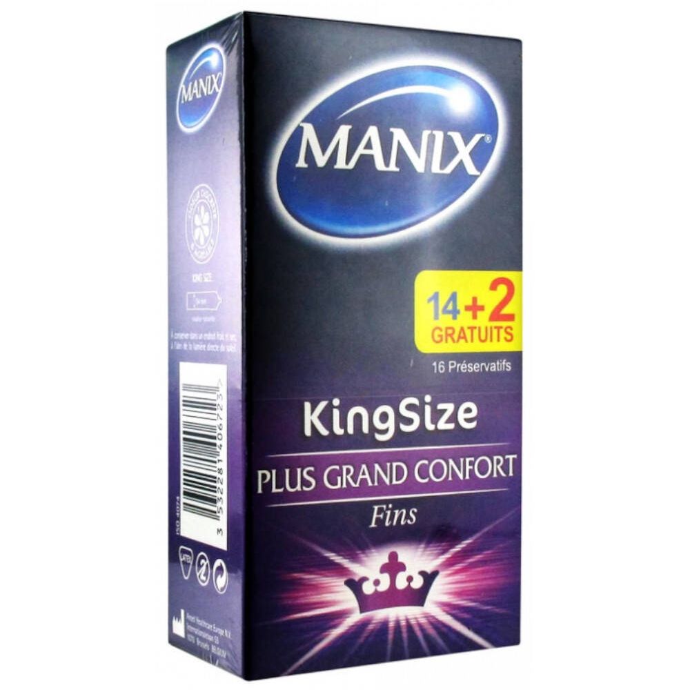 Manix KingSizeMax Maximum Comfort Condooms + 2 Condooms GRATIS