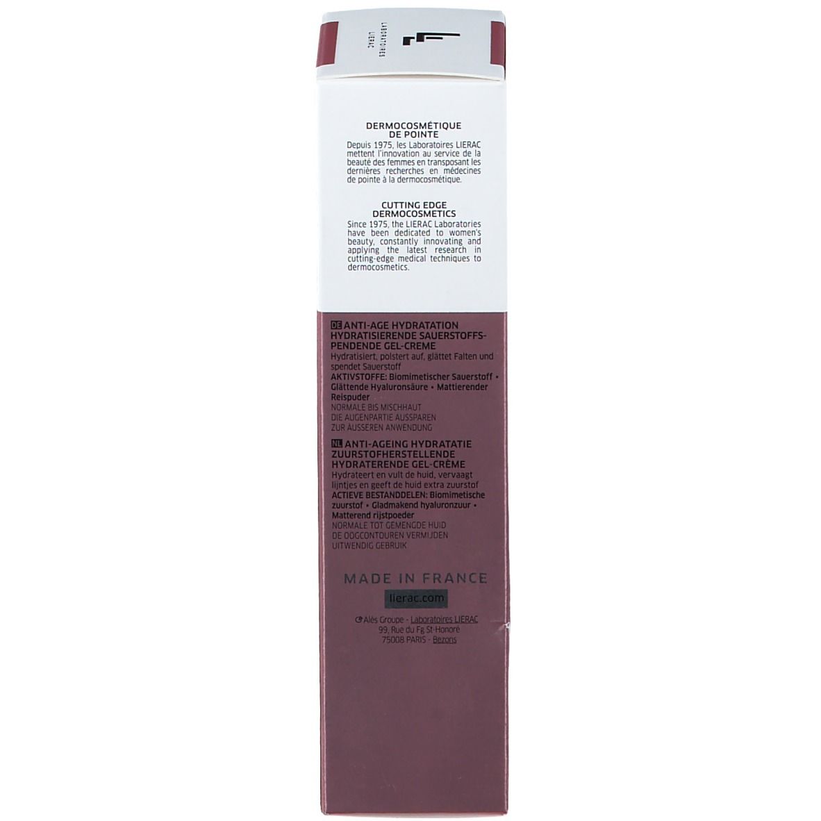 Lierac Hydragenist Mat Gel-Crème Hydratant Oxygénant
