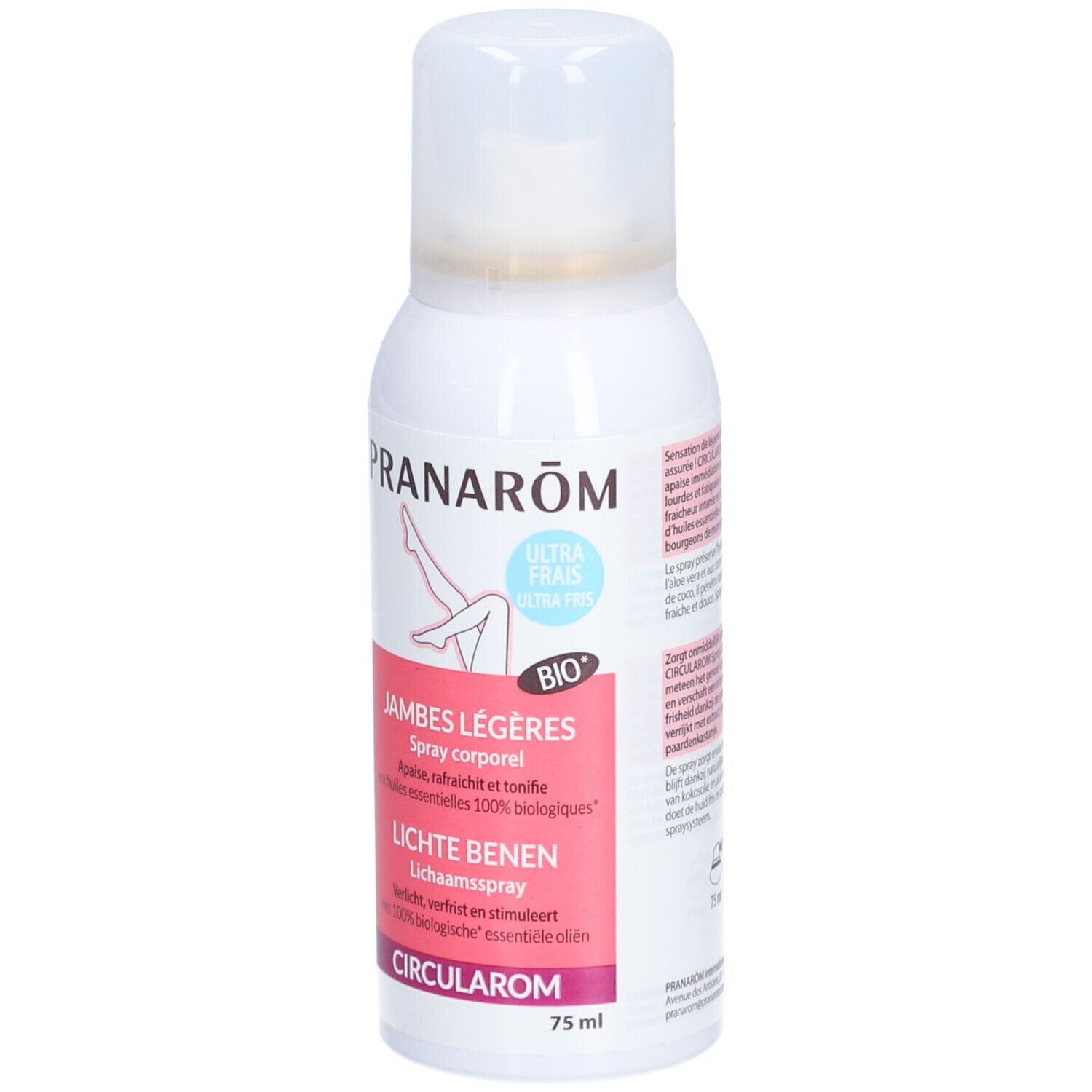 Pranarôm Circularom Jambes Légères Spray Bio