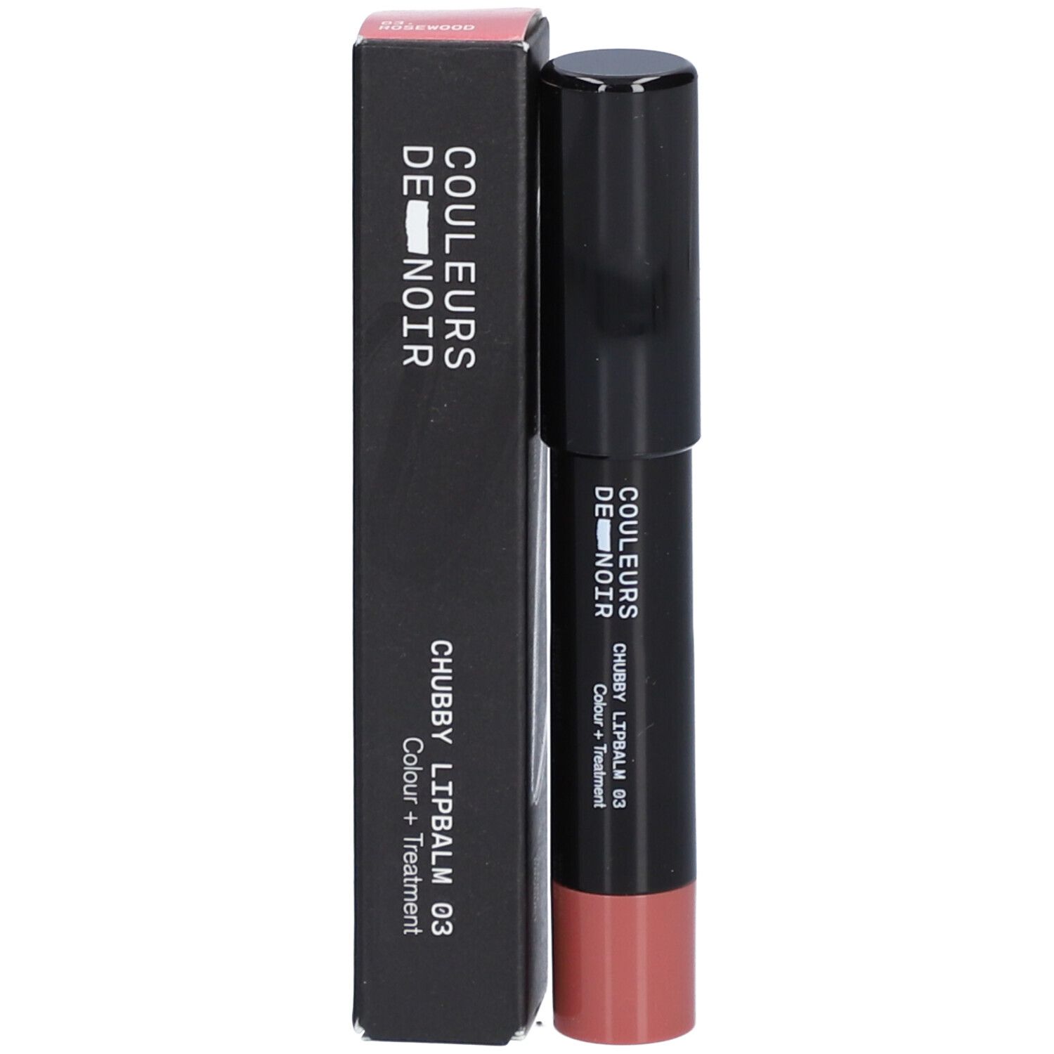 Couleurs de Noir Chubby Lipbalm 03 Rosewood