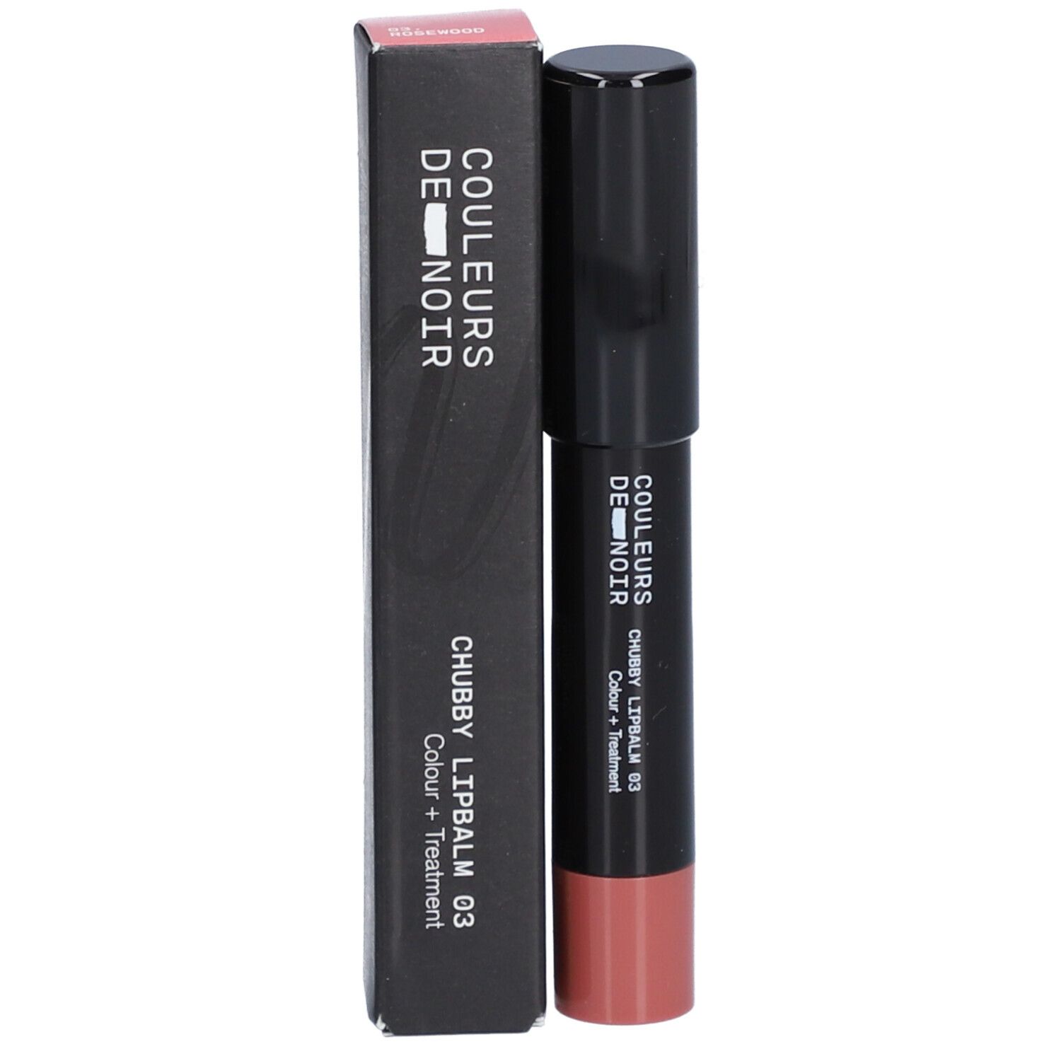 Couleurs de Noir Chubby Lipbalm 03 Rosewood