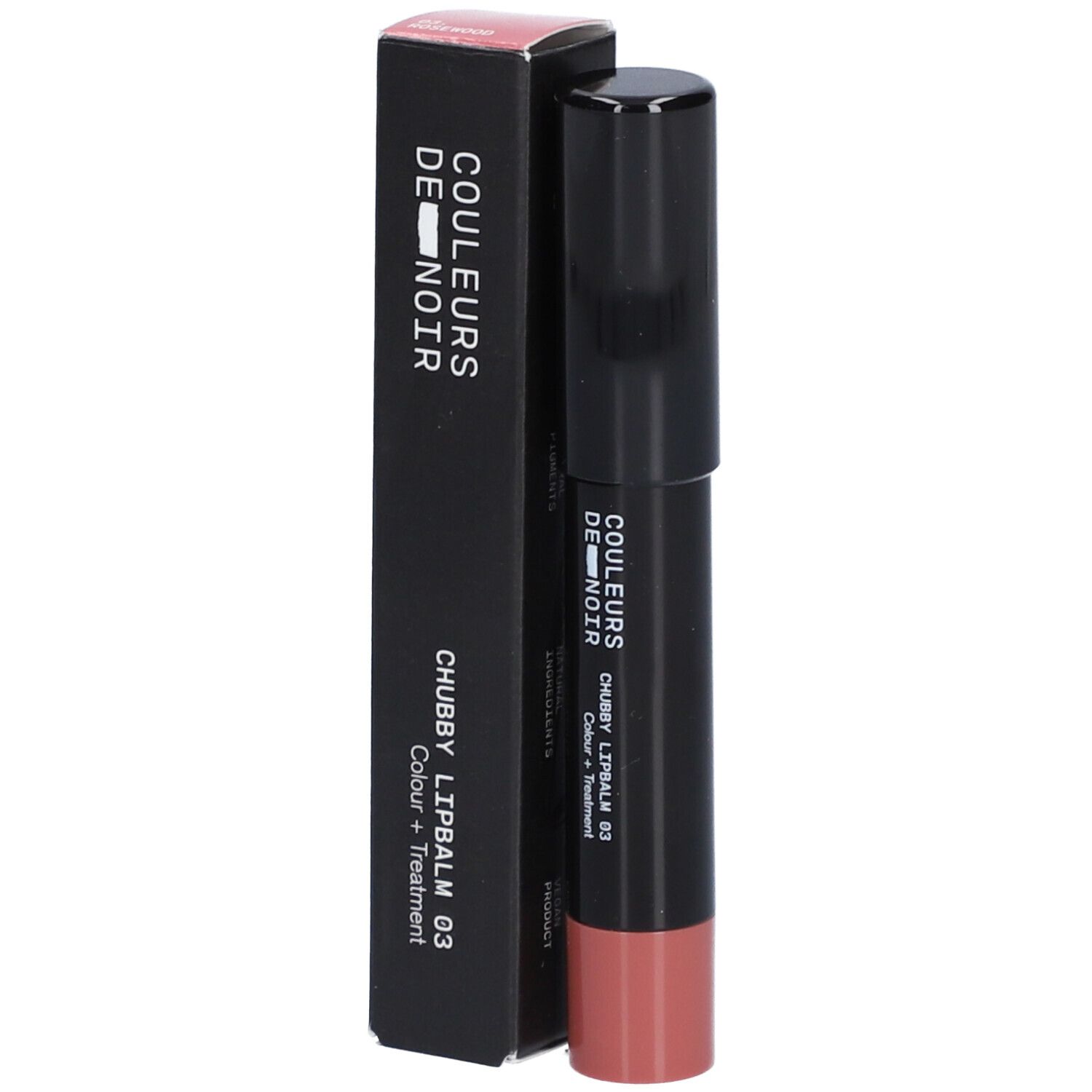 Couleurs de Noir Chubby Lipbalm 03 Rosewood