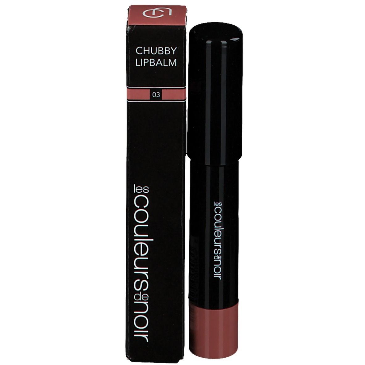 Couleurs de Noir Chubby Lipbalm 03 Rosewood