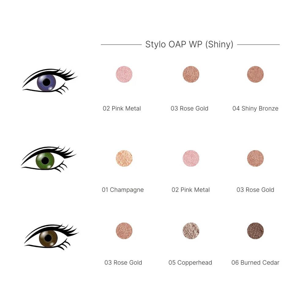 Couleurs de Noir Stylo OAP Eyeshadow Stick 04 Shiny Bronze-Shiny