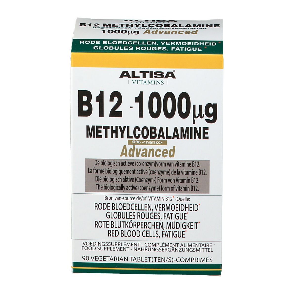 Altisa® Vitamine B12 1000mcg Methylcobalamine