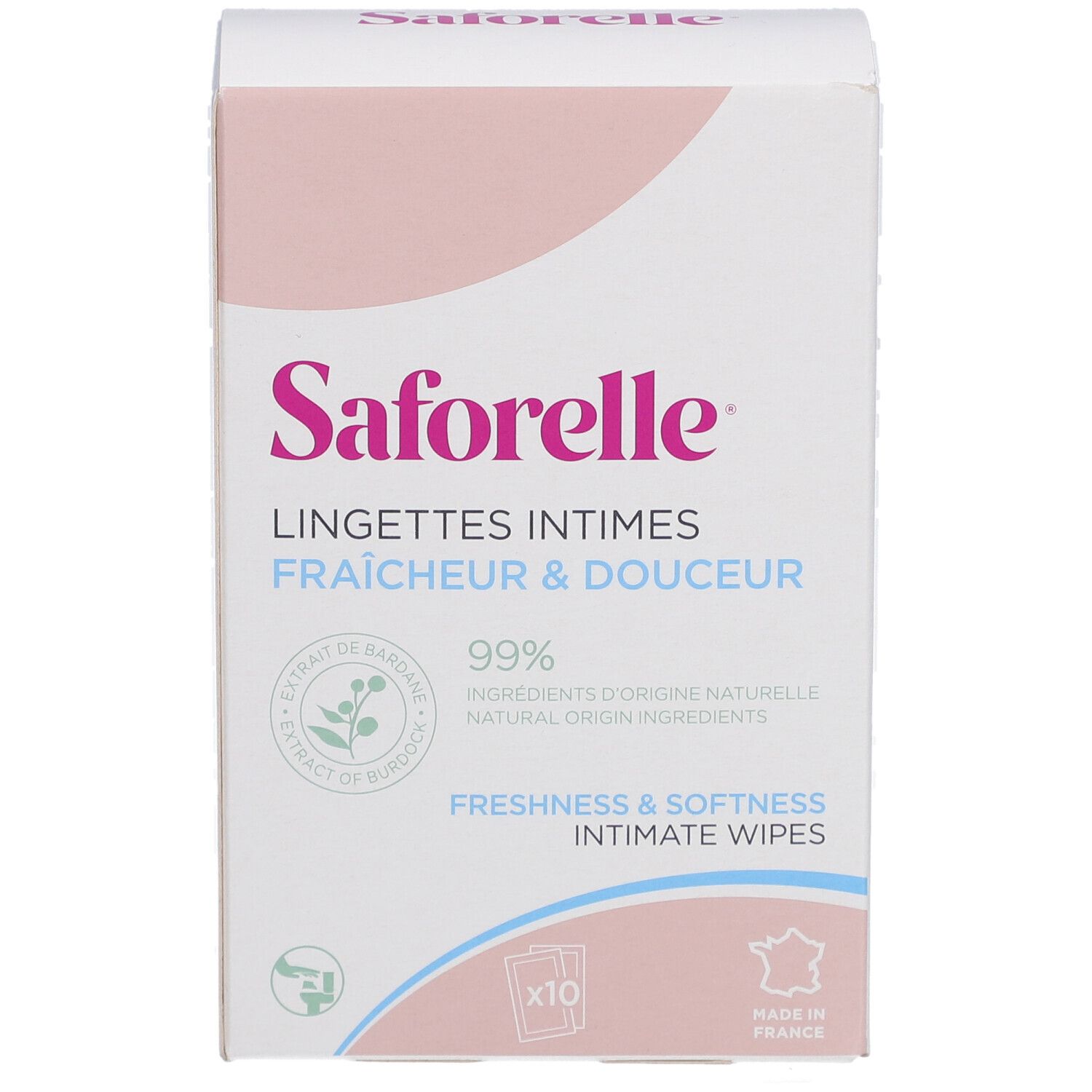 Saforelle® Lingettes Intimes Biodégradables