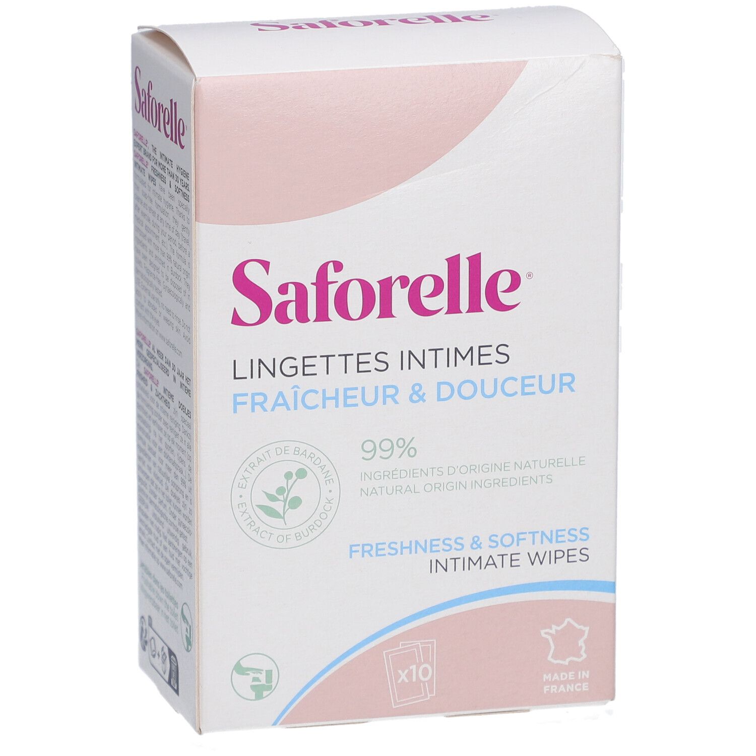 Saforelle® Lingettes Intimes Biodégradables