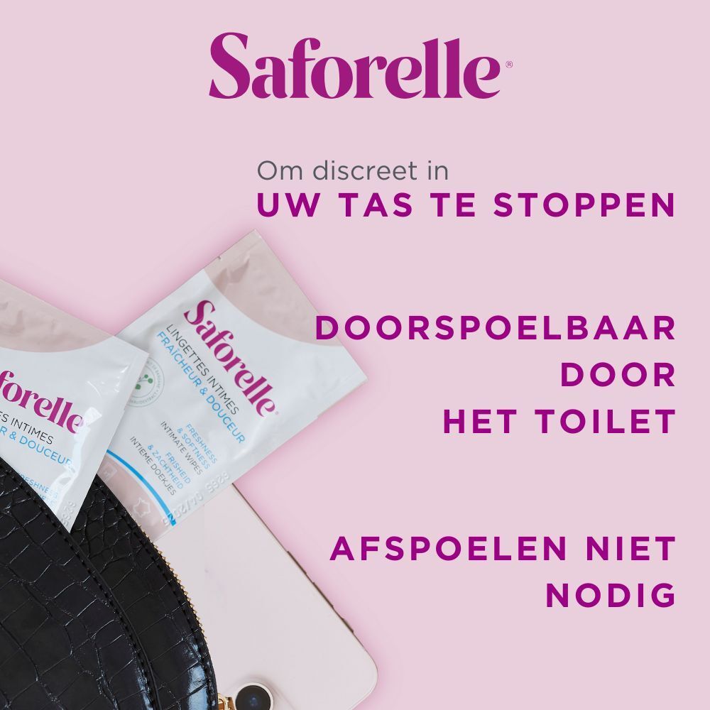 Saforelle® Lingettes Intimes Biodégradables