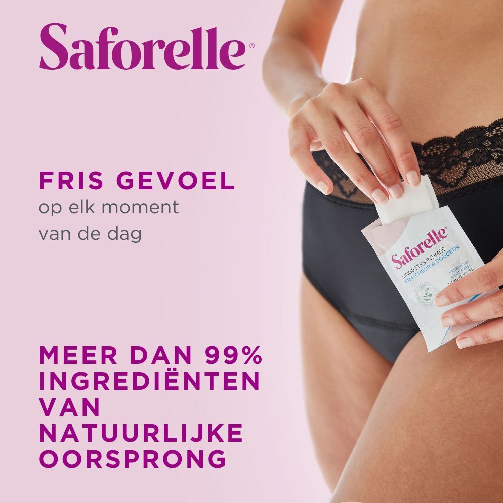 Saforelle® Lingettes Intimes Biodégradables