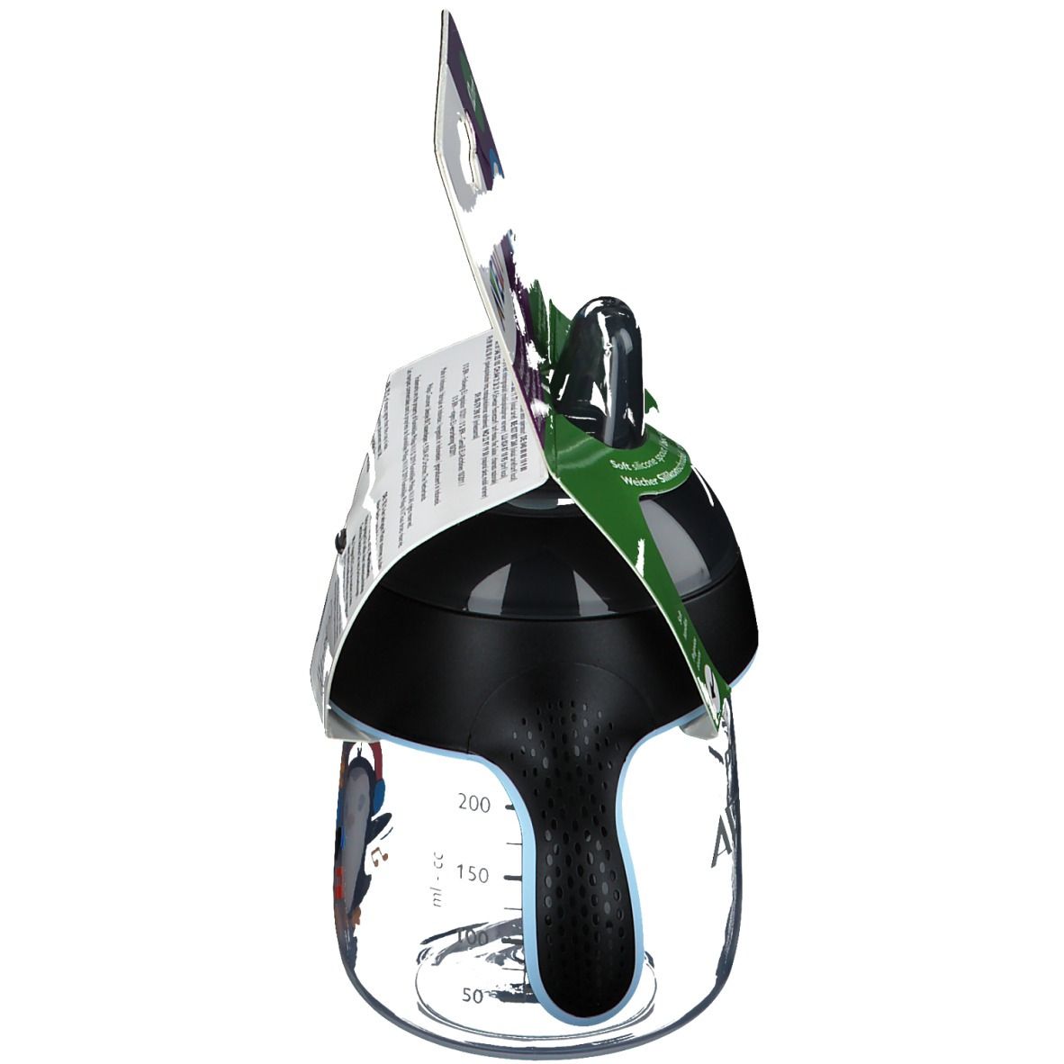 Avent Tasse à Bec Souple Pingouin Noire SCF746/01