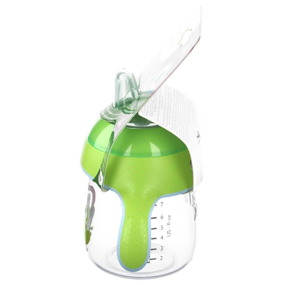 Avent Drinkbeker met Zachte Drinktuit Kikker Groen SCF747/04