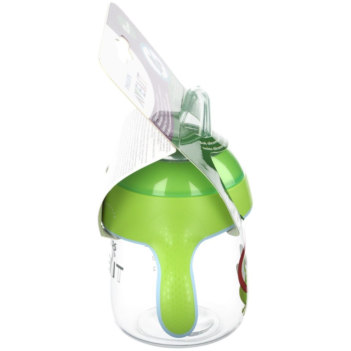Avent Drinkbeker met Zachte Drinktuit Kikker Groen SCF747/04