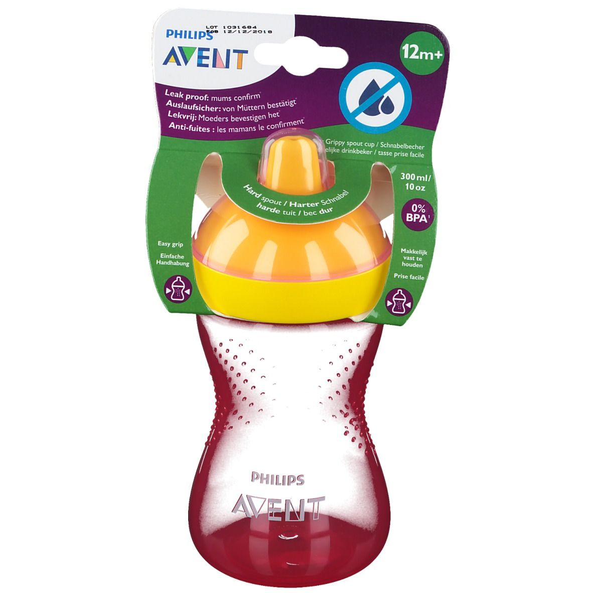 Avent My Grippy Tasse à Bec Dur SCF803/00