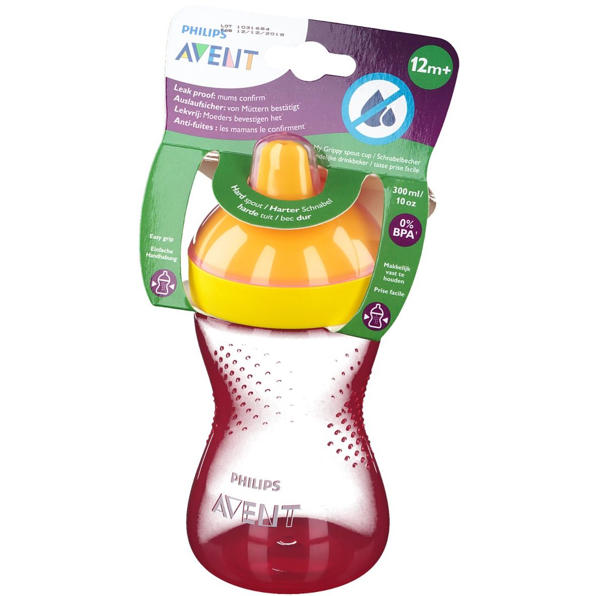 Avent My Grippy Tasse à Bec Dur SCF803/00