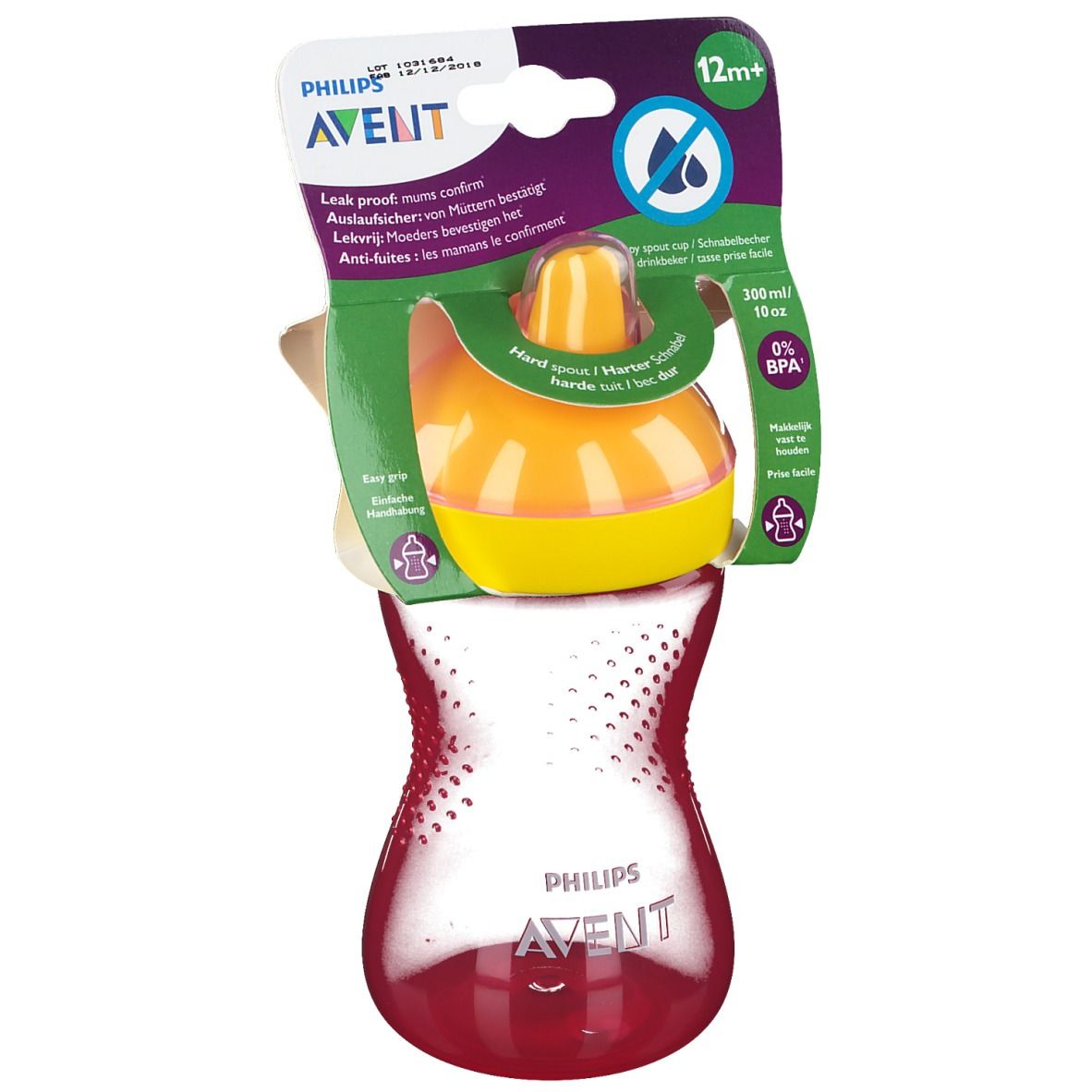 Avent My Grippy Tasse à Bec Dur SCF803/00