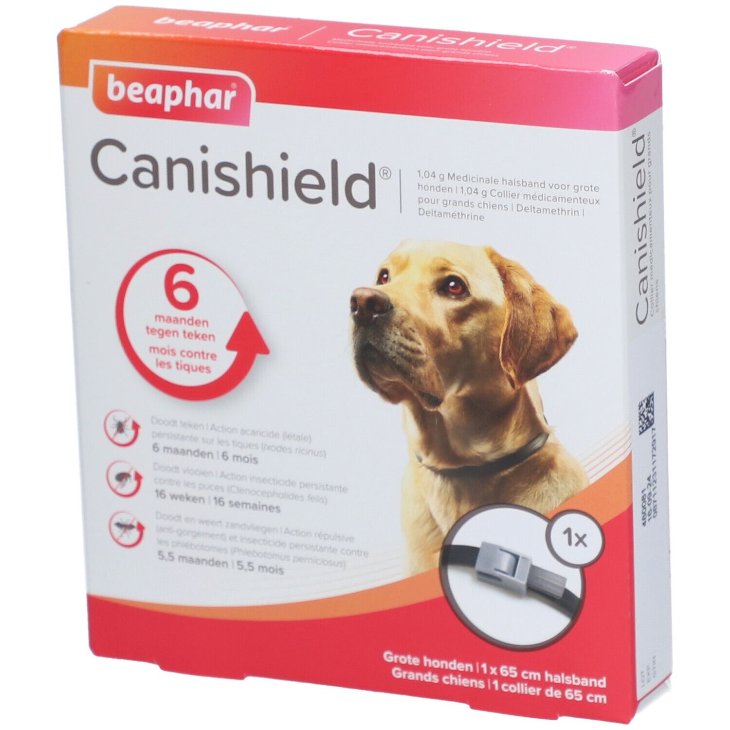 Beaphar Canishield 1,04 g Halsband Grote Honden 65 cm