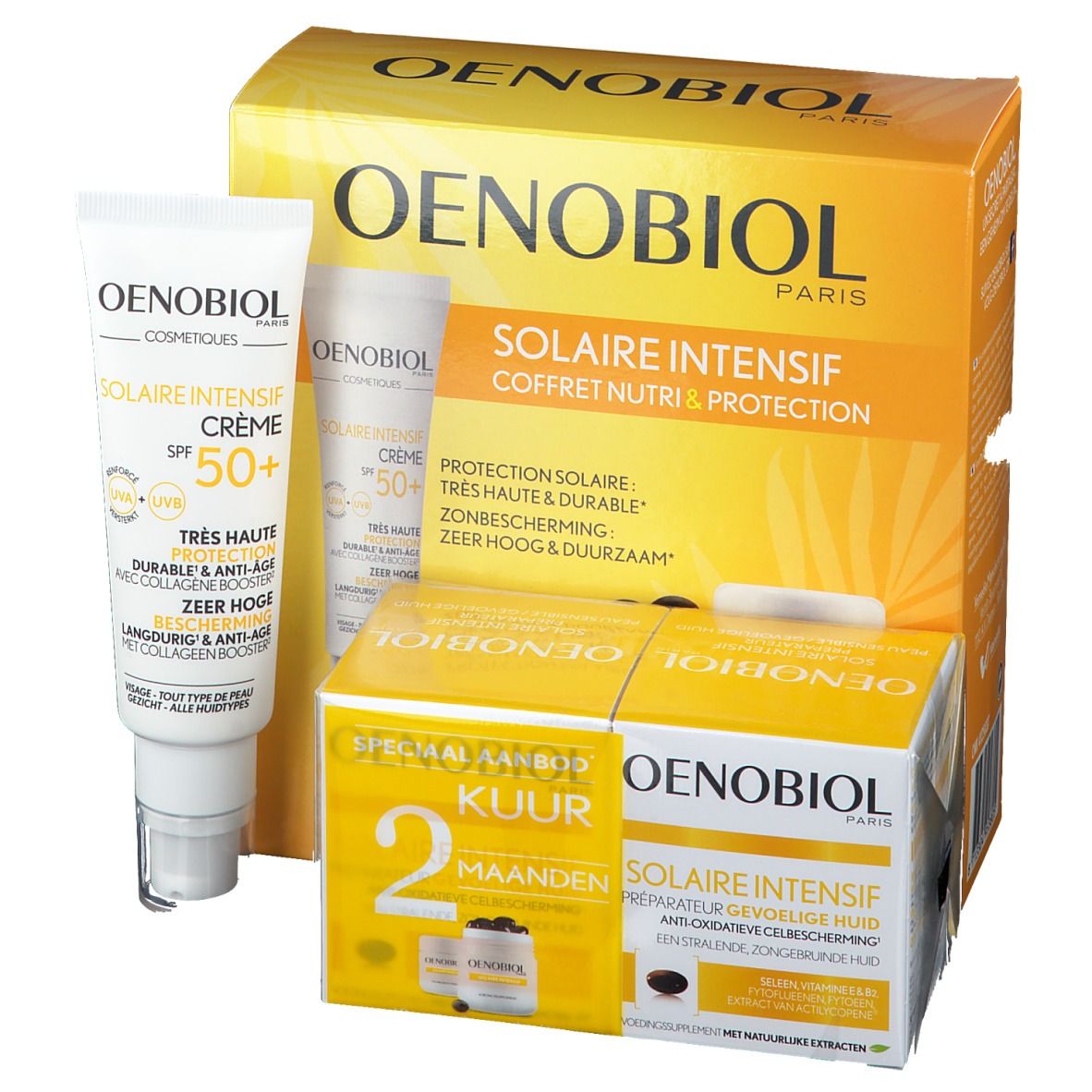 Oenobiol Solaire Intensif Nutri & Protection - Celbescherming van Binnenuit Gift Set