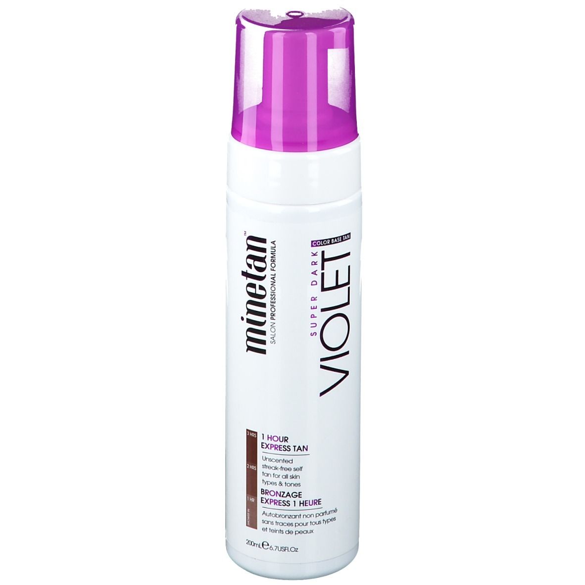 Minetan Autobronzant Mousse Violet