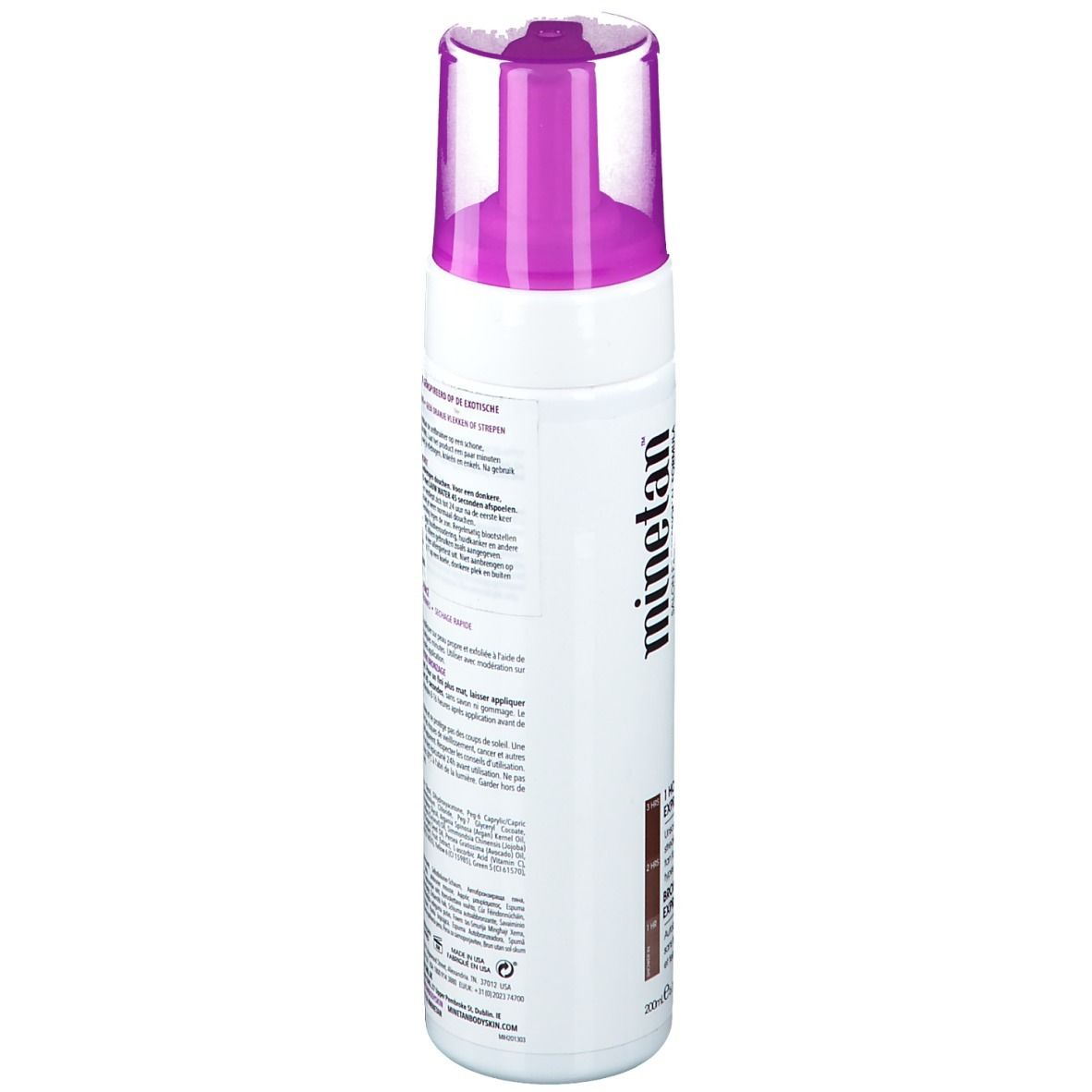 Minetan Autobronzant Mousse Violet