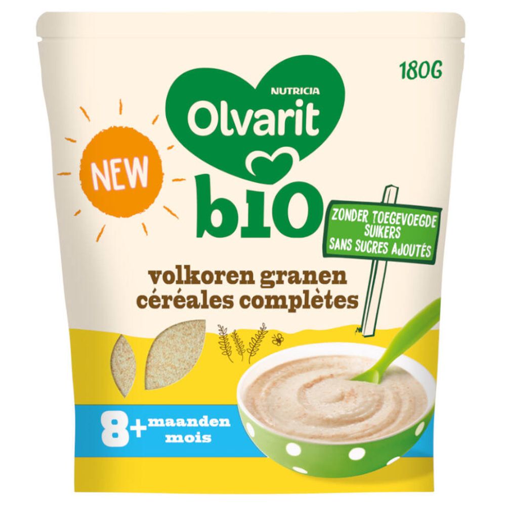 Olvarit Céreals Complètes Bio +8 Mois