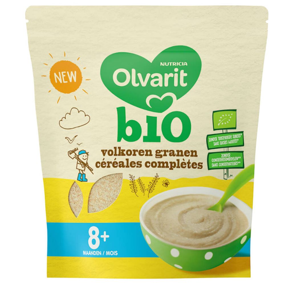 Olvarit Céreals Complètes Bio +8 Mois