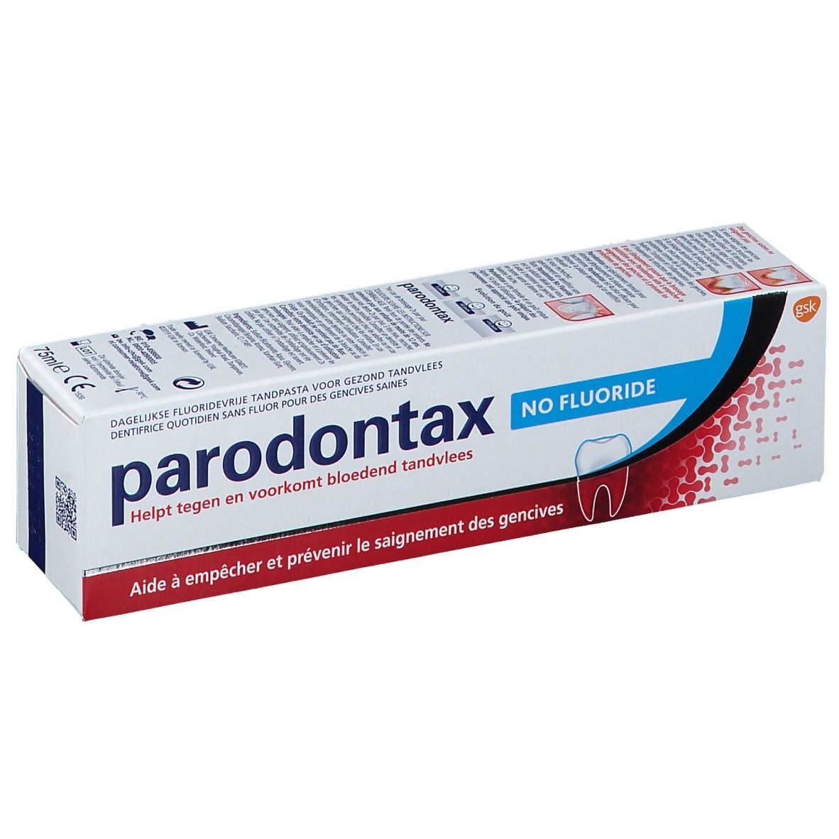 Parodontax No Fluoride Tandpasta 75 ml Farmaline