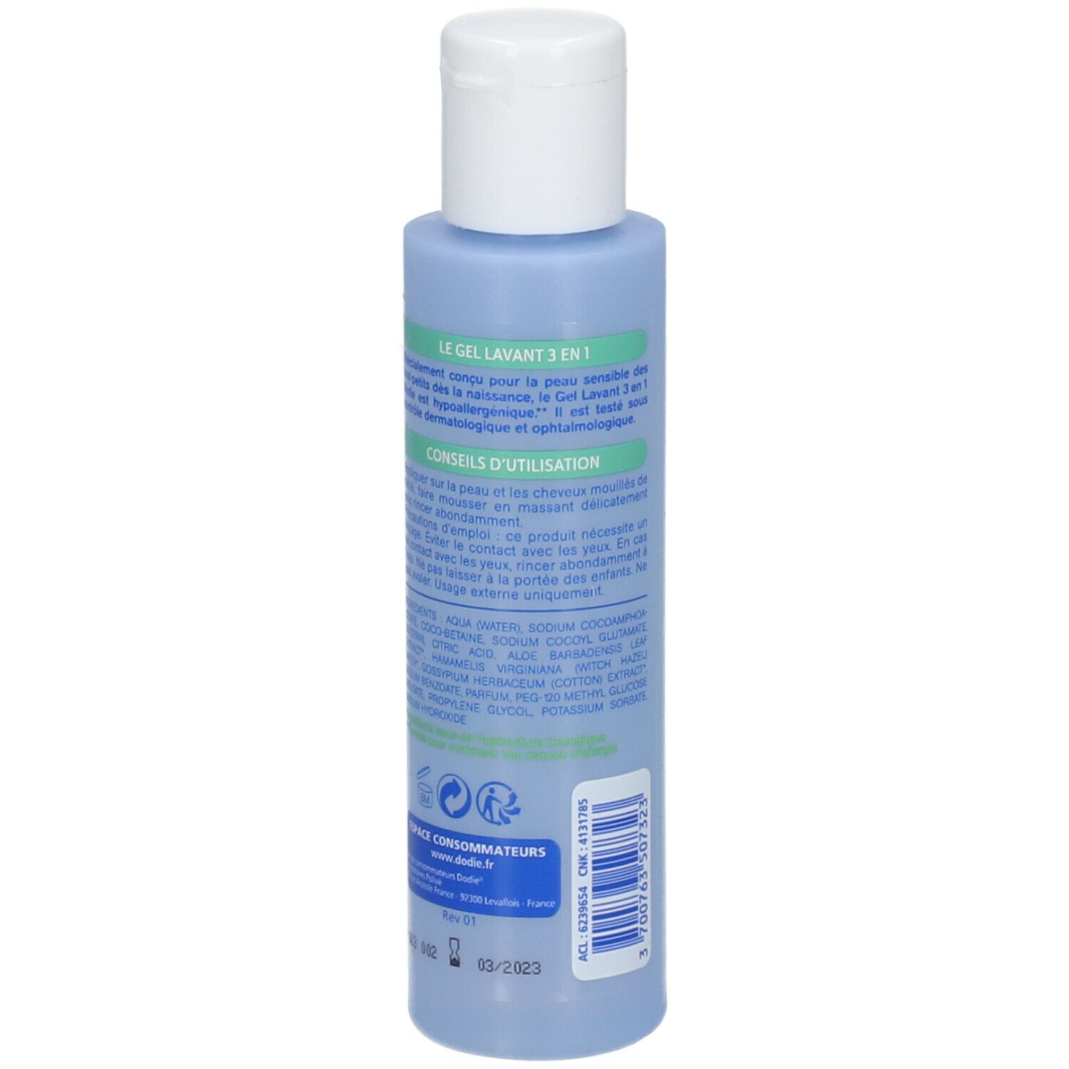 Dodie Gel Lavant 3 en 1