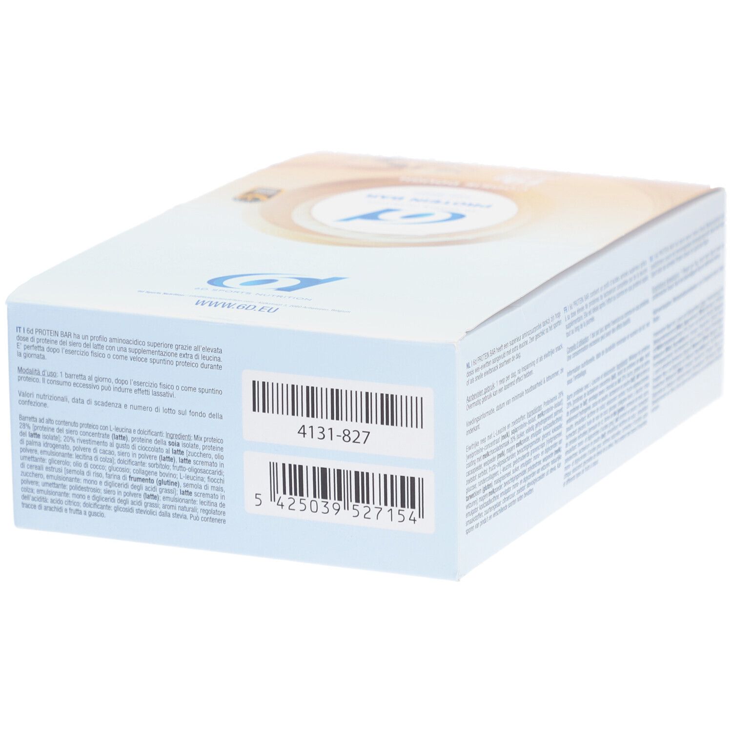 6D Sports Nutrition Protein Bar Cookie Dough