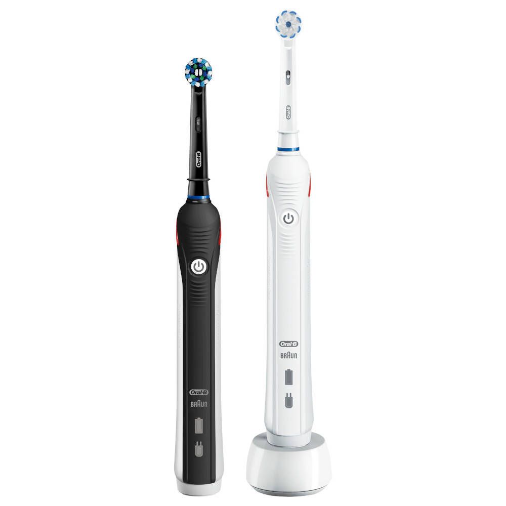 Oral B Pro 2 2900 Brosse à Dents Électrique Noir & Blanc DUO