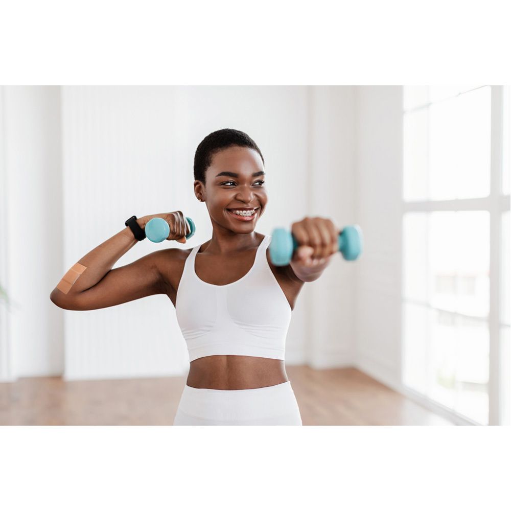 Nexcare flexible foam active. 10 pleisters. Waterbestendig, langdurig. 10 x 6 cm. Verpakking.