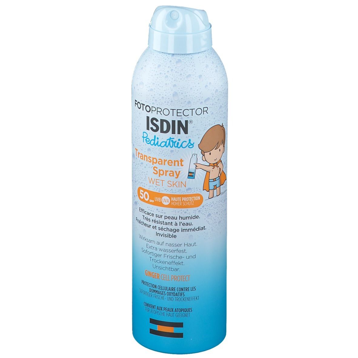 ISDIN Fotoprotector Pediatrics Transparent Spray Wet Skin SPF50+